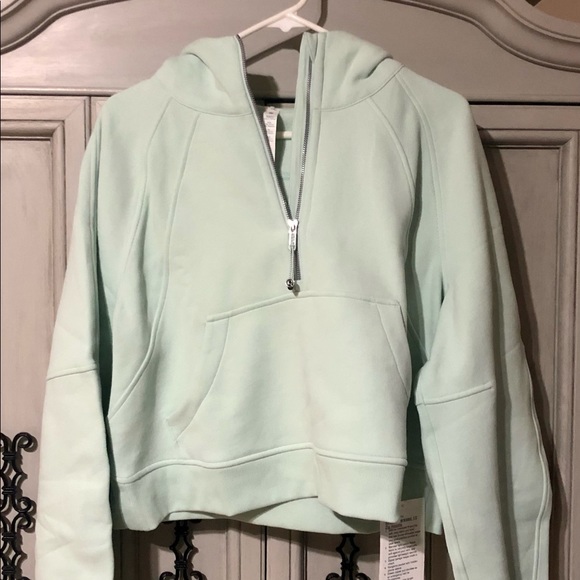 lululemon athletica Tops - SOLD!! NWT Lululemon 1/2 Zip Scuba Hoodie